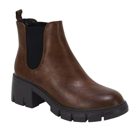 Saodimallsu Women Platform Ankle Booties Chelsea Slip on Chunky Block Heel Leather Combat Boots
Saodimallsu Women Platform Ankle Booties Chelsea Slip on Chunky Block Heel Leather Combat Boots
