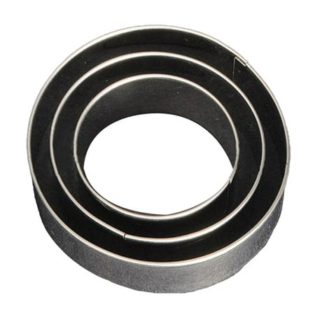 TOPOINT 3 Pcs Stainless Steel Round Circle Cookie Fondant Cake Gum Paste Mould Cutter
TOPOINT 3 Pcs Stainless Steel Round Circle Cookie Fondant Cake Gum Paste Mould Cutter