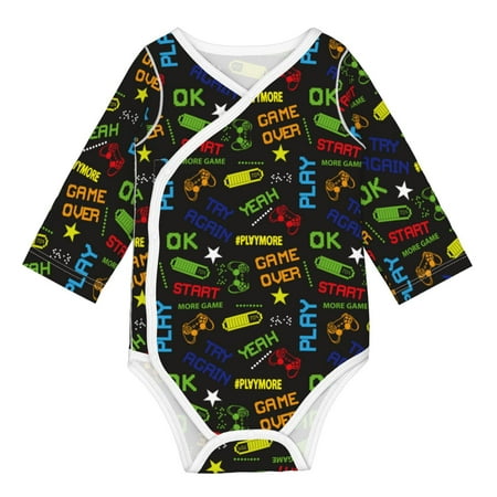 Coaee Pixel Game for Soft Cotton Baby Long-Sleeve Bodysuit Girls Boys Bodysuit Romper
Coaee Pixel Game for Soft Cotton Baby Long-Sleeve Bodysuit Girls Boys Bodysuit Romper