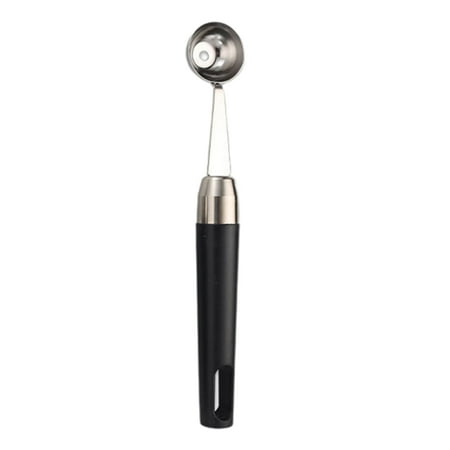 Skys Baller Scoop Versatile Rust-proof Stainless Steel Comfortable Handle Non-slip Watermelon Scooper Kitchen Tools
Skys Baller Scoop Versatile Rust-proof Stainless Steel Comfortable Handle Non-slip Watermelon Scooper Kitchen Tools