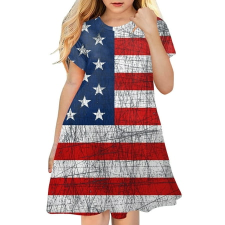 ZIZOCWA Kids Plus Size Formal Dresses Kids Toddler Baby Girls Spring Summer Print Short Sleeve Active Fashion Daily Indoor Outdoor American Independen Red110
ZIZOCWA Kids Plus Size Formal Dresses Kids Toddler Baby Girls Spring Summer Print Short Sleeve Active Fashion Daily Indoor Outdoor American Independen Red110