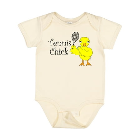 Inktastic Tennis Chick Gift Baby Girl Bodysuit