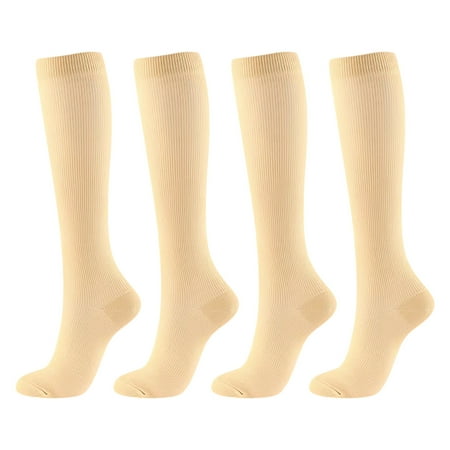 LINMOUA 4pair Unisex Compression Socks Zipper Stretch Leg Support Open Toe Knee Stockings Beige
LINMOUA 4pair Unisex Compression Socks Zipper Stretch Leg Support Open Toe Knee Stockings Beige