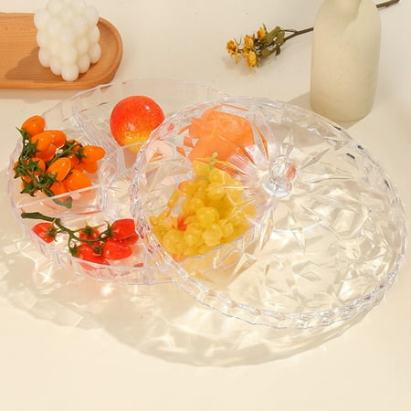 Candy Storage Tray Serving Tray Luxurious Plate Fruit Nuts Storage Tray with Lid(B)
Candy Storage Tray Serving Tray Luxurious Plate Fruit Nuts Storage Tray with Lid(B)