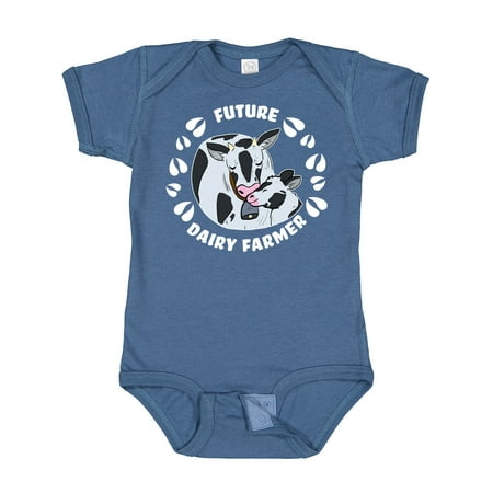 Inktastic Future Dairy Farmer with Cute Black and White Holstein Cows Gift Baby Boy or Baby Girl Bodysuit
Inktastic Future Dairy Farmer with Cute Black and White Holstein Cows Gift Baby Boy or Baby Girl Bodysuit