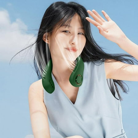 kchsji Portable Hanging Fan Hands Free Bladeless Fan Operated Wearable Personals Fan Leafless Rechargeable Headphone Design USB Powered Hanging Necks Fan 5 Speeds Green
kchsji Portable Hanging Fan Hands Free Bladeless Fan Operated Wearable Personals Fan Leafless Rechargeable Headphone Design USB Powered Hanging Necks Fan 5 Speeds Green