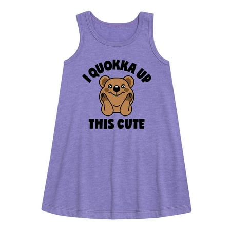 Instant Message - I Quokka Up This Cute - Toddler & Youth Girls A-line Dress
Instant Message - I Quokka Up This Cute - Toddler & Youth Girls A-line Dress