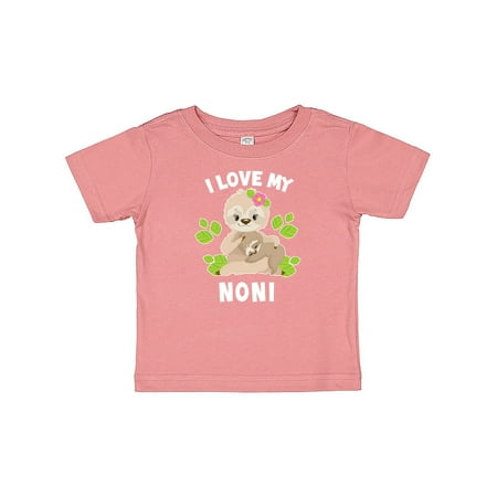 Inktastic Cute Sloth I Love My Noni with Green Leaves Gift Baby Boy or Baby Girl T-Shirt
Inktastic Cute Sloth I Love My Noni with Green Leaves Gift Baby Boy or Baby Girl T-Shirt
