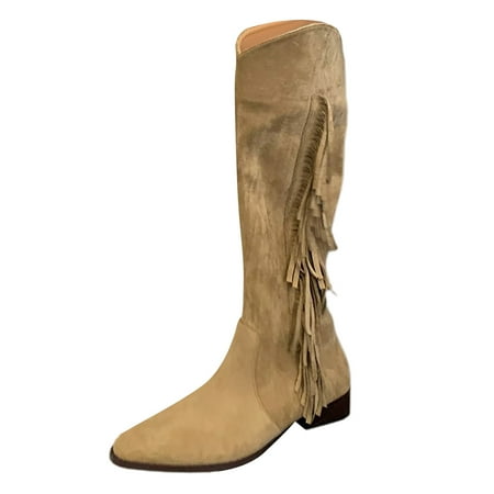 ZAROYEAX Foreign Trade Large Pointed Flat Bottomed Long Tassel Boots for Women in Autumn and Winter 2024 New Soft Bottomed Lightweight and Comfortable Long Tube Single Boots
ZAROYEAX Foreign Trade Large Pointed Flat Bottomed Long Tassel Boots for Women in Autumn and Winter 2024 New Soft Bottomed Lightweight and Comfortable Long Tube Single Boots