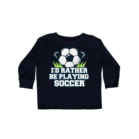 Inktastic I d Rather Be Playing Soccer Gift Toddler Boy or Toddler Girl Long Sleeve T-Shirt
Inktastic I d Rather Be Playing Soccer Gift Toddler Boy or Toddler Girl Long Sleeve T-Shirt