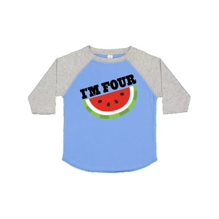 Inktastic I m Four 4th Birthday Watermelon Gift Toddler Boy or Toddler Girl T-Shirt
Inktastic I m Four 4th Birthday Watermelon Gift Toddler Boy or Toddler Girl T-Shirt