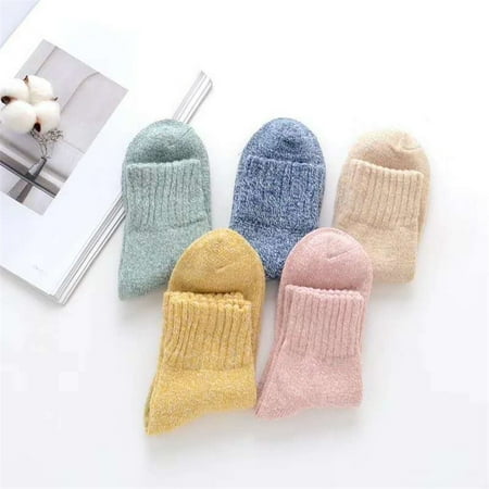 STEADY 5 Pairs Of Autumn And Winter Japanese Thick Needle Solid Color Women s Fresh Medium Tube Rabbit Wool Socks Multicolor
STEADY 5 Pairs Of Autumn And Winter Japanese Thick Needle Solid Color Women s Fresh Medium Tube Rabbit Wool Socks Multicolor