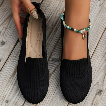 Flat Shoes for Women Dressy Work Tawop Black Flats Round Toe Fashion Ladies Breathable Shoes 37(Us:6)
Flat Shoes for Women Dressy Work Tawop Black Flats Round Toe Fashion Ladies Breathable Shoes 37(Us:6)
