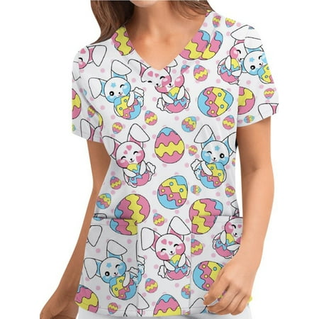 wsevypo Women Valentine s Day Scrubs Tops Love Heart Print Aesthetic Short Sleeve V Neck Slim Wrap Medical Scrub T Shirt Uniform
wsevypo Women Valentine s Day Scrubs Tops Love Heart Print Aesthetic Short Sleeve V Neck Slim Wrap Medical Scrub T Shirt Uniform
