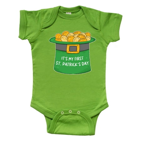 Inktastic It s My 1st St. Patrick s Day with Green Top Hat and Gold Gift Baby Boy or Baby Girl Bodysuit
Inktastic It s My 1st St. Patrick s Day with Green Top Hat and Gold Gift Baby Boy or Baby Girl Bodysuit