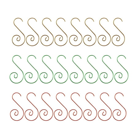 60pcs 50MM Metal Hanging Hook Creative Christmas Hanging Small S Shape Hook Metal Hanger Christmas Ornament Supplies (Red Green Gold Each 20pcs)
60pcs 50MM Metal Hanging Hook Creative Christmas Hanging Small S Shape Hook Metal Hanger Christmas Ornament Supplies (Red Green Gold Each 20pcs)