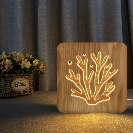 Light Bulb Night Light For Seaweed Wooden 3D Lamp Creative Wooden Lights Simple Decorative Lights 3D Wood Carving Pattern LED Night Light For Desk
Light Bulb Night Light For Seaweed Wooden 3D Lamp Creative Wooden Lights Simple Decorative Lights 3D Wood Carving Pattern LED Night Light For Desk