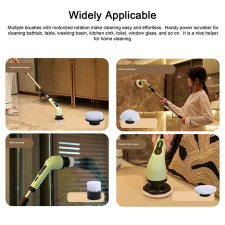 Electric cleaning brush Kitchen Brush Tile Brush Tile Professional Tool With Rod Tile Professional Tool White Buzhi Hine Reable Kitchen Dsfen 
Electric cleaning brush Kitchen Brush Tile Brush Tile Professional Tool With Rod Tile Professional Tool White Buzhi Hine Reable Kitchen Dsfen