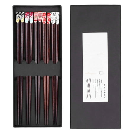 Kitchen Chopstick Japanese Style Wood 5 Pair Food Chopstick Reusable For Housewarming Gift For Family
Kitchen Chopstick Japanese Style Wood 5 Pair Food Chopstick Reusable For Housewarming Gift For Family