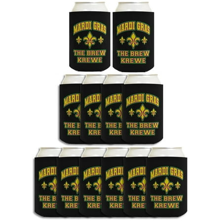 ThisWear Mardi Gras Decor Mardi Gras The Brew Krewe 12-pack Can Coolie Drink Coolers Coolies Multi
ThisWear Mardi Gras Decor Mardi Gras The Brew Krewe 12-pack Can Coolie Drink Coolers Coolies Multi