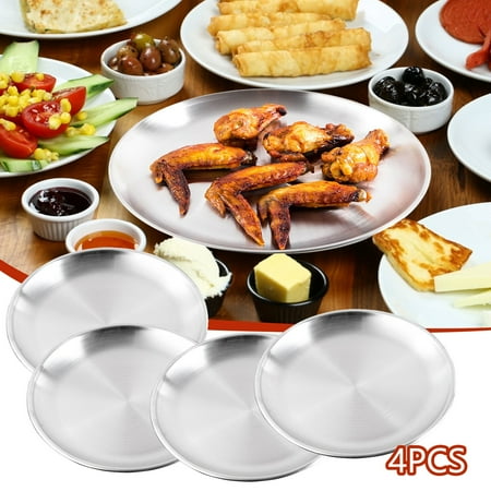Stainless Steel Plates Metal 304 Tableware For Children Toddlers 8 Inch Feeding Serving Plate Eco-Friendly Dishwasher Safe
Stainless Steel Plates Metal 304 Tableware For Children Toddlers 8 Inch Feeding Serving Plate Eco-Friendly Dishwasher Safe
