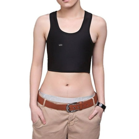 GuliriFei Lesbian Tomboy Casual Short Chest Vest