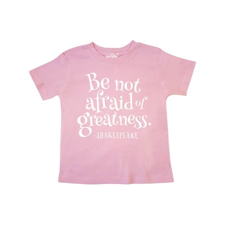 Inktastic Shakespeare be not afraid of Greatness Gift Toddler Boy or Toddler Girl T-Shirt
Inktastic Shakespeare be not afraid of Greatness Gift Toddler Boy or Toddler Girl T-Shirt