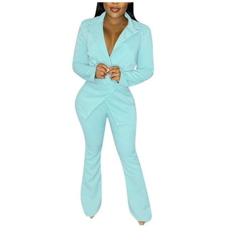 Juebong Christmas Thanksgiving Women s Suits Deals 2022 Women’s Fashion Casual Loose Solid Color Suit Suit Office Two-piece Suit
Juebong Christmas Thanksgiving Women s Suits Deals 2022 Women’s Fashion Casual Loose Solid Color Suit Suit Office Two-piece Suit