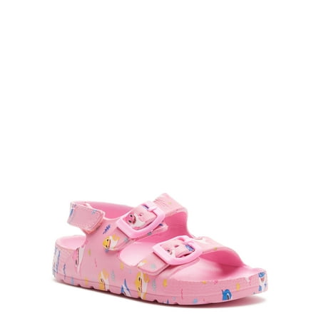 Baby Shark Toddler Girls Double Strap Casual Comfort Slide with Back Strap Sizes 5-10
Baby Shark Toddler Girls Double Strap Casual Comfort Slide with Back Strap Sizes 5-10