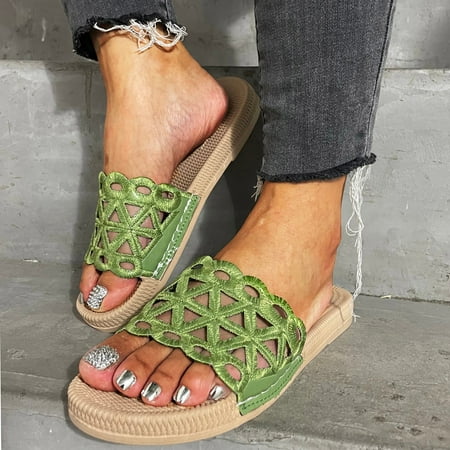 Vedolay Women s Shoes Women s Casual Flat Cloud Slippers Ring Toe Sandals Green 9
Vedolay Women s Shoes Women s Casual Flat Cloud Slippers Ring Toe Sandals Green 9