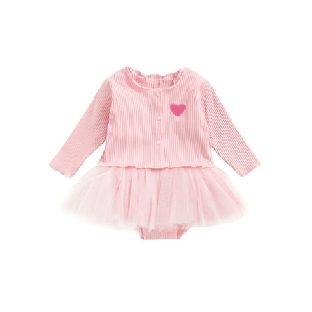 Livingsenburg Newborn Infant Baby Girl Clothes Set Princess Tulle Romper Knitted Coat Spring Autumn Outfits
Livingsenburg Newborn Infant Baby Girl Clothes Set Princess Tulle Romper Knitted Coat Spring Autumn Outfits
