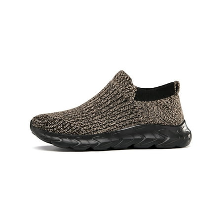 Tenmix Mens Sneakers Breathable Walking Shoes Slip On Sock Sneaker Soft Sole Casual Shoe Men Fashion Non-Slip Flats Khaki 8.5
Tenmix Mens Sneakers Breathable Walking Shoes Slip On Sock Sneaker Soft Sole Casual Shoe Men Fashion Non-Slip Flats Khaki 8.5