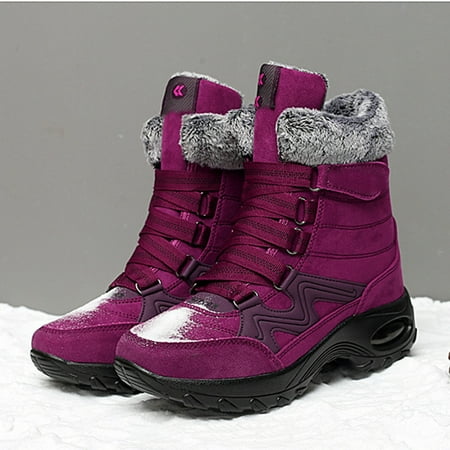 Women s Winter Warm Lace Up Snow Boots with Plush Lining and Anti Slip Sole
Women s Winter Warm Lace Up Snow Boots with Plush Lining and Anti Slip Sole