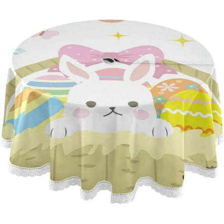 Hidove Easter Bunny Eggs Outdoor Round Tablecloth Waterproof Stain-Resistant Non-Slip Circular Tablecloth 60 Inch with Umbrella Hole and Zipper for Tabletop Backyard Party BBQ Decor
Hidove Easter Bunny Eggs Outdoor Round Tablecloth Waterproof Stain-Resistant Non-Slip Circular Tablecloth 60 Inch with Umbrella Hole and Zipper for Tabletop Backyard Party BBQ Decor