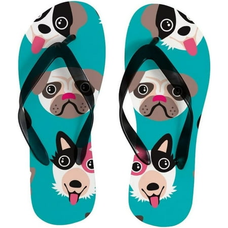 Dreamtimes Flip Flops Slippers Cute Dog Puppy Animal Green for Women Girl Men Sandals Beach Summer Shower Slippers
Dreamtimes Flip Flops Slippers Cute Dog Puppy Animal Green for Women Girl Men Sandals Beach Summer Shower Slippers