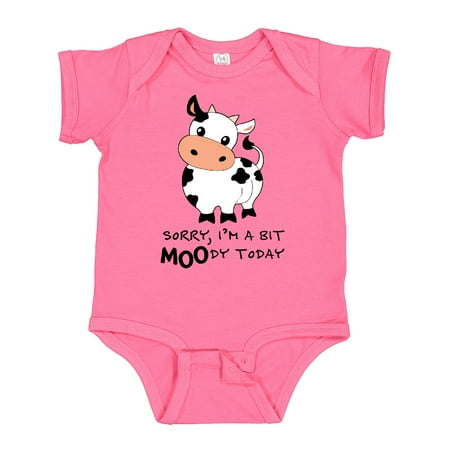 Inktastic Sorry I m a Bit MOOdy Today Cute Cow Pun Gift Baby Boy or Baby Girl Bodysuit
Inktastic Sorry I m a Bit MOOdy Today Cute Cow Pun Gift Baby Boy or Baby Girl Bodysuit