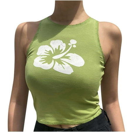 CYMMPU Women Clothing Women s Slim Fit Crop Tops Streetwear Sexy Bustier Summer Shirts Cami Vest Round Neck Tank Cropped Tank Sleeveless Green
CYMMPU Women Clothing Women s Slim Fit Crop Tops Streetwear Sexy Bustier Summer Shirts Cami Vest Round Neck Tank Cropped Tank Sleeveless Green