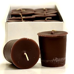 Fresh Brewed Coffee Votive Candles Votive Candles Pack: 12 per box 1.75 in. diameter x 2 in. tall