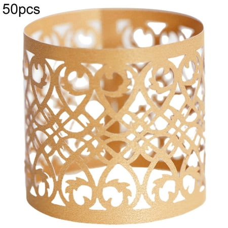 AYYUFE Creative 50Pcs Napkin Ring Decorative Bendable Eco-friendly Hollow-out Design Towel Holder Home Decor
AYYUFE Creative 50Pcs Napkin Ring Decorative Bendable Eco-friendly Hollow-out Design Towel Holder Home Decor