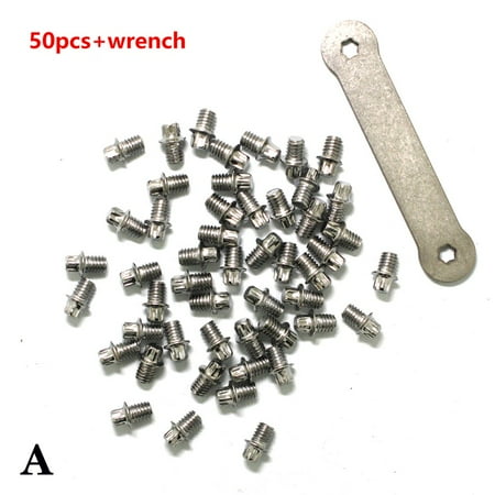 BAMILL 50pcs Bicycle Replacement Pedal Pins Non-slip With Wrench Bike M4 Pedal Bolts 
BAMILL 50pcs Bicycle Replacement Pedal Pins Non-slip With Wrench Bike M4 Pedal Bolts