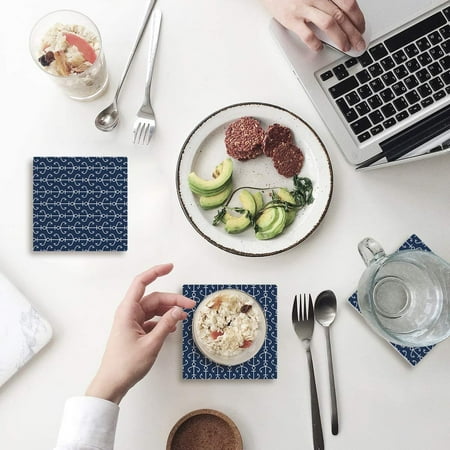 KXMDXA Anchor Set of 8 Coaster for Drinks Absorbent Ceramic Stone Coasters Cup Mat with Cork Base for Home Kitchen Room Coffee Table Bar Decor
KXMDXA Anchor Set of 8 Coaster for Drinks Absorbent Ceramic Stone Coasters Cup Mat with Cork Base for Home Kitchen Room Coffee Table Bar Decor