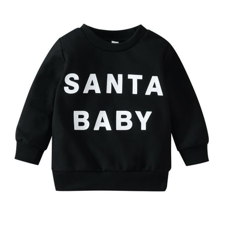 Xmas Infant Newborn Baby Boys Girls Letters Print Sweatshirt Tops Blouse Pullover Christmas Cloths Outfit B 110
Xmas Infant Newborn Baby Boys Girls Letters Print Sweatshirt Tops Blouse Pullover Christmas Cloths Outfit B 110