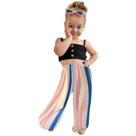 Toddler Girl Clothes Fashion Summer Suspender Tops Vest Striped Pants 2Pcs Outfits Clothes Set For Girl Clothes Clothes Summer Clothes
Toddler Girl Clothes Fashion Summer Suspender Tops Vest Striped Pants 2Pcs Outfits Clothes Set For Girl Clothes Clothes Summer Clothes