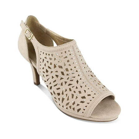 Karen Scott Womens Blayne Microsuede Embellished Heels