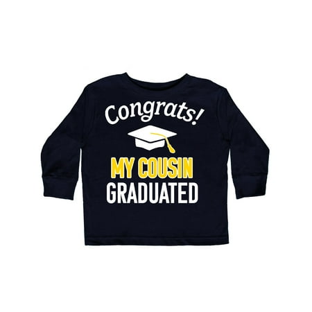 Inktastic Congrats! My Cousin Graduated with cap Gift Toddler Boy or Toddler Girl Long Sleeve T-Shirt
Inktastic Congrats! My Cousin Graduated with cap Gift Toddler Boy or Toddler Girl Long Sleeve T-Shirt