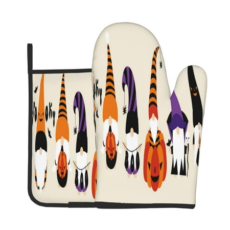 Tebeau Halloween Gnomes1 Print Oven Mitts and Pan Racks 2-Piece Set Kitchen Oven Mitts and Pan Racks Heat Resistant 500 °F for Baking and Cooking
Tebeau Halloween Gnomes1 Print Oven Mitts and Pan Racks 2-Piece Set Kitchen Oven Mitts and Pan Racks Heat Resistant 500 °F for Baking and Cooking