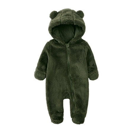 Gubotare Newborn Baby Jumpsuit Hooded Fleece Rompers Long Sleeve Bodysuit Outwear Outfits (AG 9-12 Months)
Gubotare Newborn Baby Jumpsuit Hooded Fleece Rompers Long Sleeve Bodysuit Outwear Outfits (AG 9-12 Months)