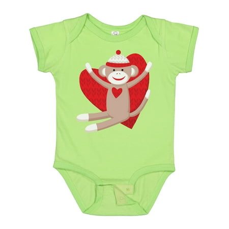 Inktastic Hug Sock Monkey Gift Baby Boy or Baby Girl Bodysuit