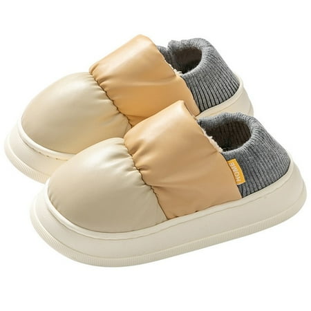 CoCopeanut Winter Waterproof Warm Thick Bottom Women Slippers Home Bread Shoe Soft All Inclusive Fur Leisure Snow Boots Female Slippers men
CoCopeanut Winter Waterproof Warm Thick Bottom Women Slippers Home Bread Shoe Soft All Inclusive Fur Leisure Snow Boots Female Slippers men