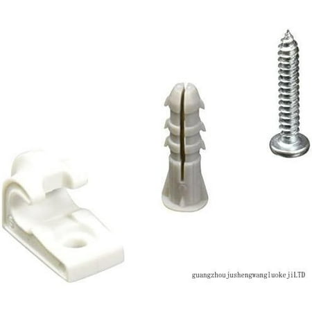 #7546 12pk white down/wall clip